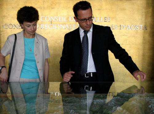 Il Presidente del Consiglio e il Console Graze