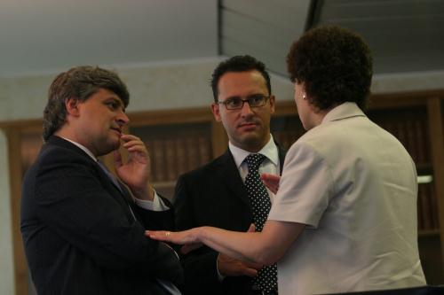 Un momento della visita