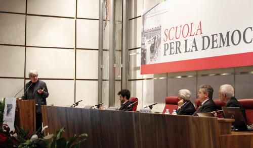 L'intervento di Ermete Realacci, Presidente della VIII Commissione Ambiente, territorio e lavori pubblici della Camera dei deputati, durante i lavori della mattinata