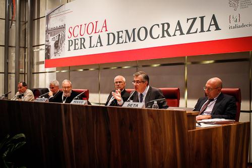 L'intervento di Raffaele Rocco, Coordinatore del Dipartimento programmazione, difesa del suolo e risorse idriche della Regione