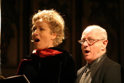 Il soprano Laurence Schohn e il tenore Massimo La Guardia