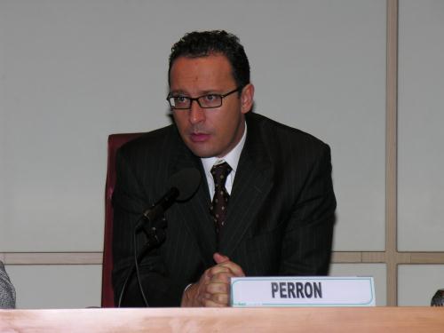 Il Presidente del Consiglio Valle, Ego Perron