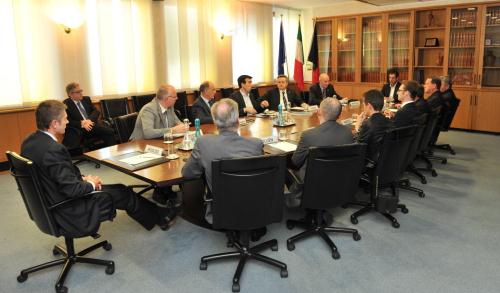 Un momento dell'incontro 