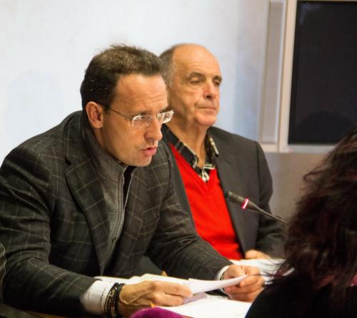 L'audizione dell'Assessore al bilancio, Ego Perron, e del Presidnete della Regione, Augusto Rollandin