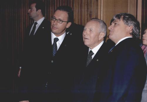 La visita all'Aula consiliare