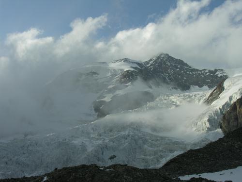 Il ghiacciao del Lyskamm
