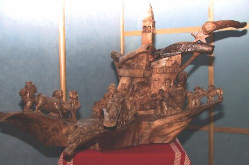 Le sculture esposte al Centro congressi del Grand Hôtel Billia di Saint-Vincent