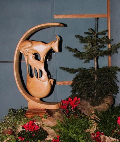 Le sculture esposte al Centro congressi del Grand Hôtel Billia di Saint-Vincent