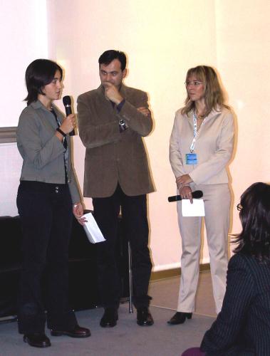 L'intervento di una studentessa