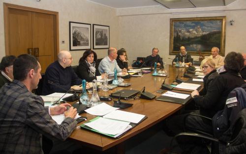 La sala durante l'incontro 