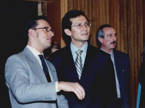 La visita all'aula consiliare