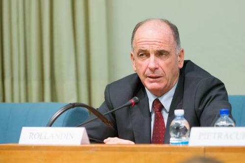 Il Presidente della Regione Augusto Rollandin