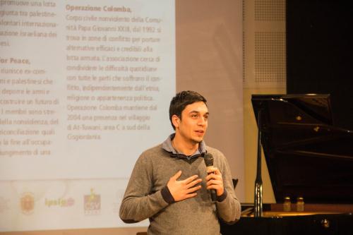 Un giovane studente valdostano che ha partecipato al progetto