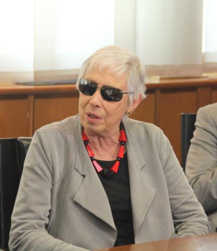 Claudia Chiaperotti, rappresentante della Fondazione Intercultura