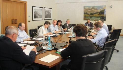 La Commissione presieduta dal Consigliere Giuseppe Isabellon