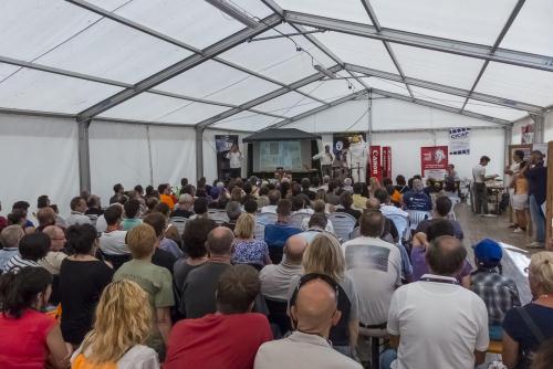 Uno dei seminari divulgativi e scientifici ospitato dalla 3a edizione della fiera nazionale dellastronomia. Foto: Paolo Ciambi