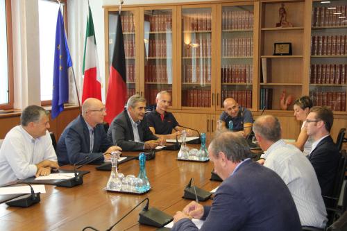 I Commissari al termine della riunione