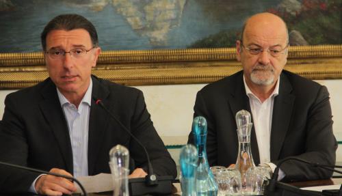 I Parlamentari Albert Lanièce e Rudy Marguerettaz