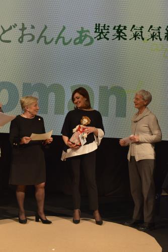 Al centro, Rosa Pepe, premio Soroptimist 2018