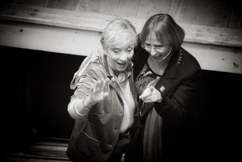 Paola Varda (Past President Soroptimist Club Valle d’Aosta) e Sylvie Clapasson