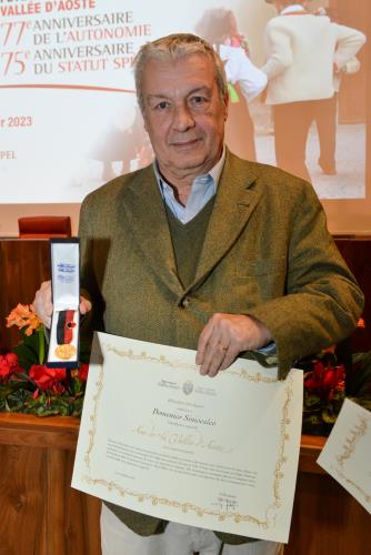 Domenico Siniscalco, Ami de la Vallée d'Aoste