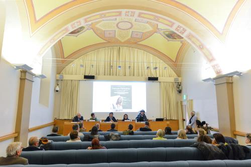 Sala conferenze della Biblioteca regionale "Bruno Salvadori" di Aosta