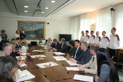 La conferenza stampa di presentazione dellevento svoltasi l'11 maggio