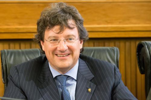 Aurelio Marguerettaz - Assessore al turismo, sport, commercio e trasporti e Vicepresidente della Regione
