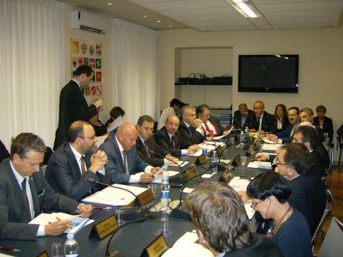 Il Presidente Alberto Cerise insieme ai colleghi delle altre regioni italiane