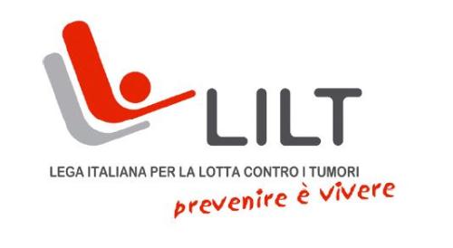 Il logo della Lilt, la Lega italiana per la lotta contro i tumori