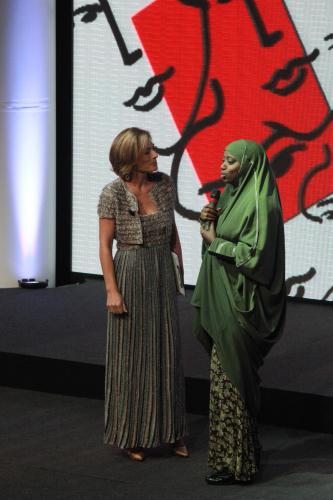 L'incontro con la vincitrice dell'edizione 2008, Asha Omar (Somalia)