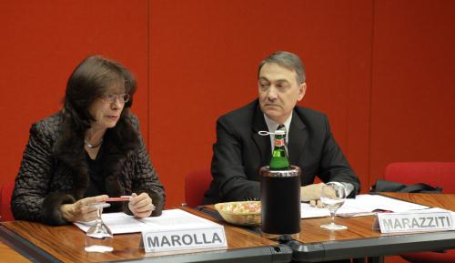 Liana Marolla e Mario Marazziti, componenti della giuria del Premio