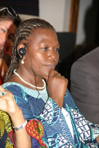 Eliane Allagbada, consigliera del Ministro della Giustizia del Niger, ha partecipato all'evento