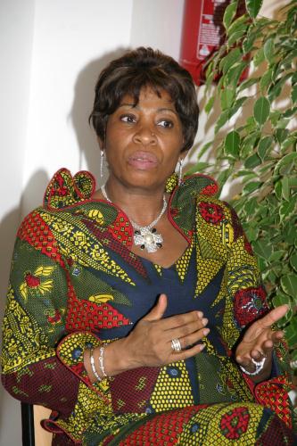 Pierrette Djouassa, Ministro della Giustizia del Gabon, ha partecipato all'evento