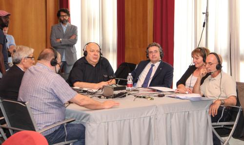 La diretta radiofonica dalla sala Maria Ida Viglino di Palazzo regionale