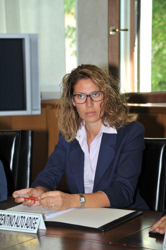 Chiara Avanzo, Presidente del Consiglio regionale del Trentino Alto Adige e Responsabile del Coordinamento delle Speciali