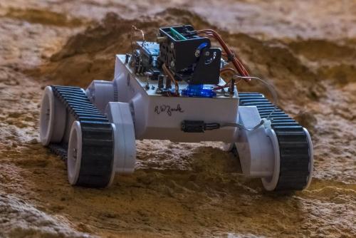 Modello di rover marziano. Foto: Palo Ciambi
