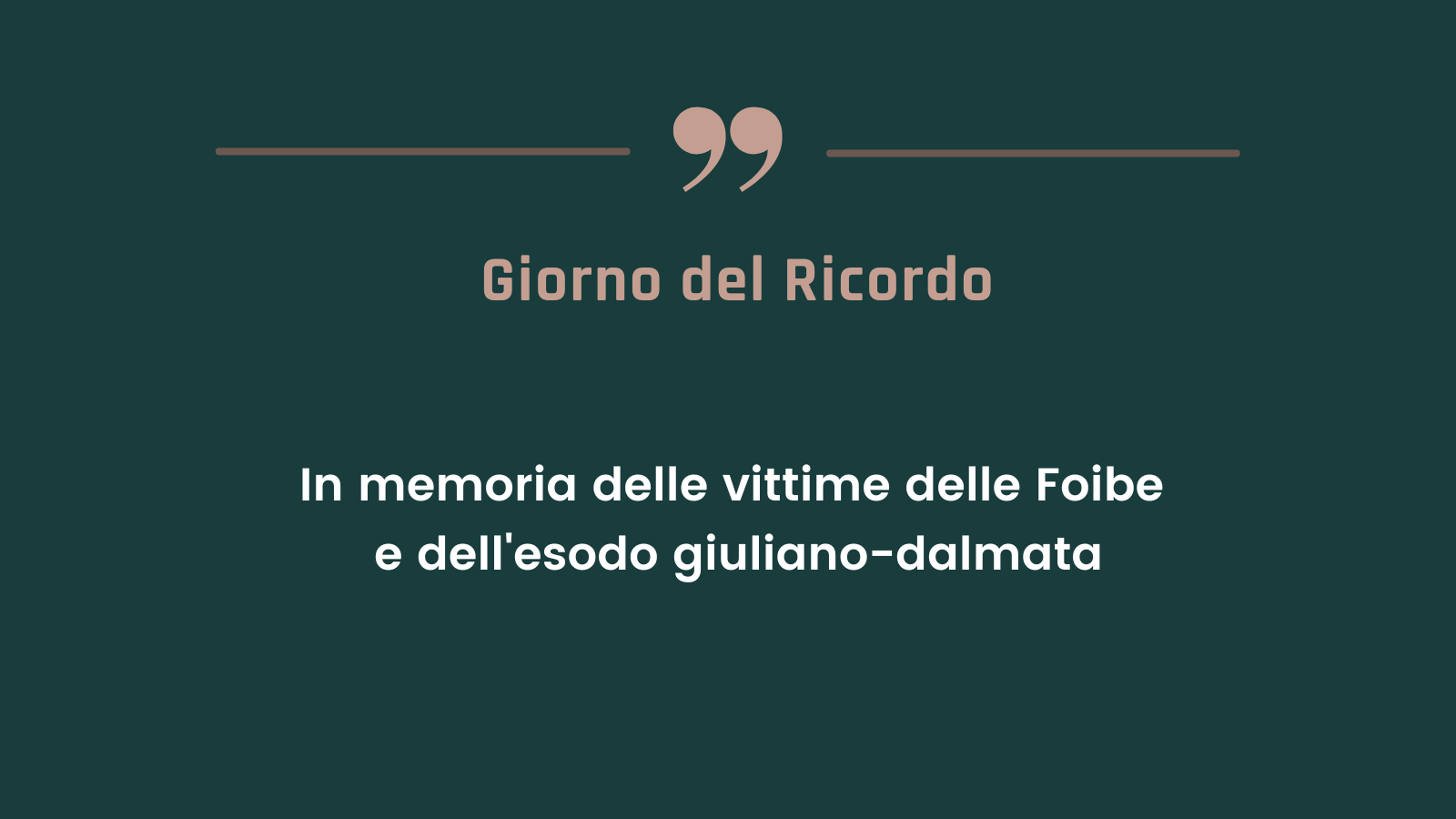 Giorno del Ricordo