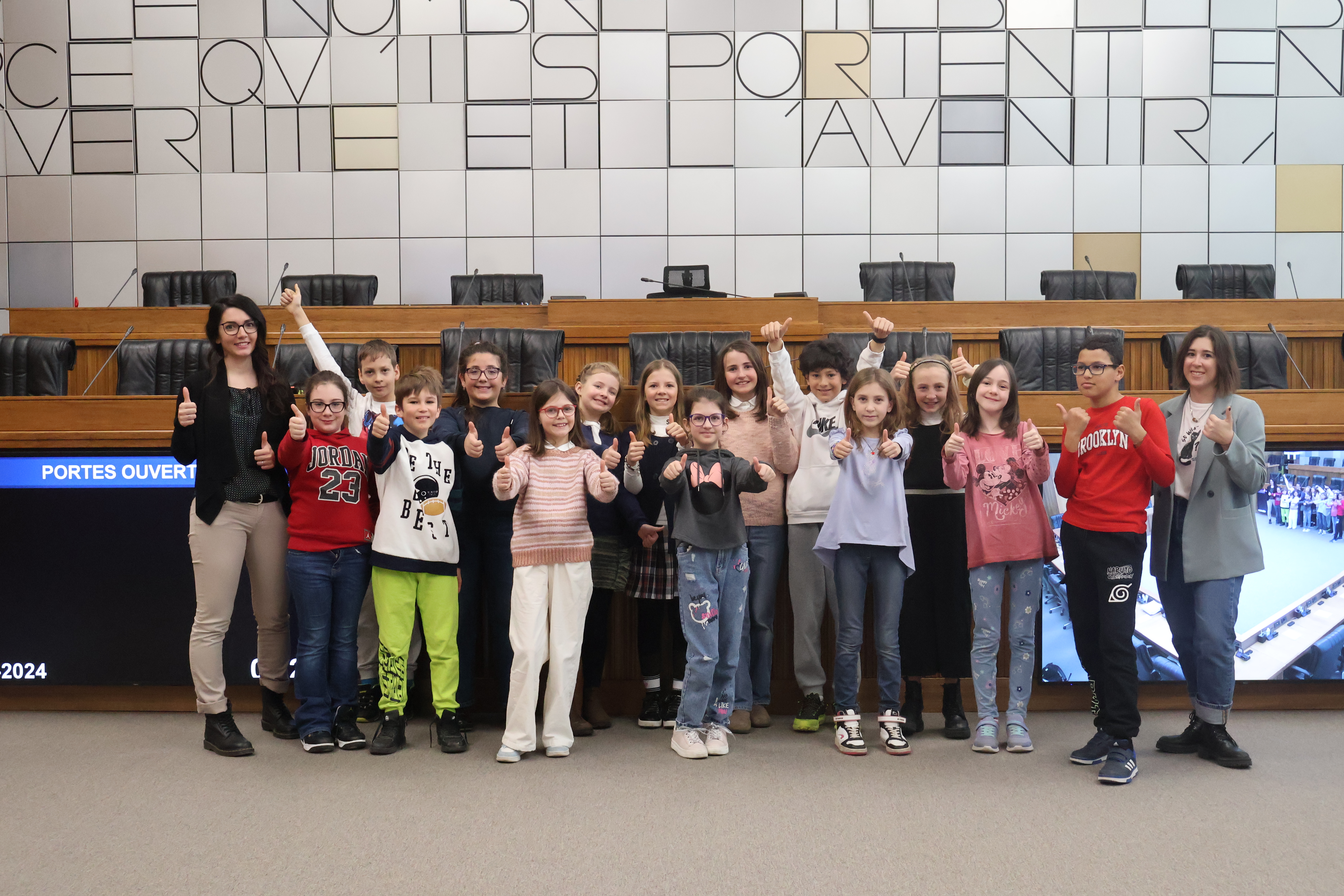 5e classe école primaire de Cogne