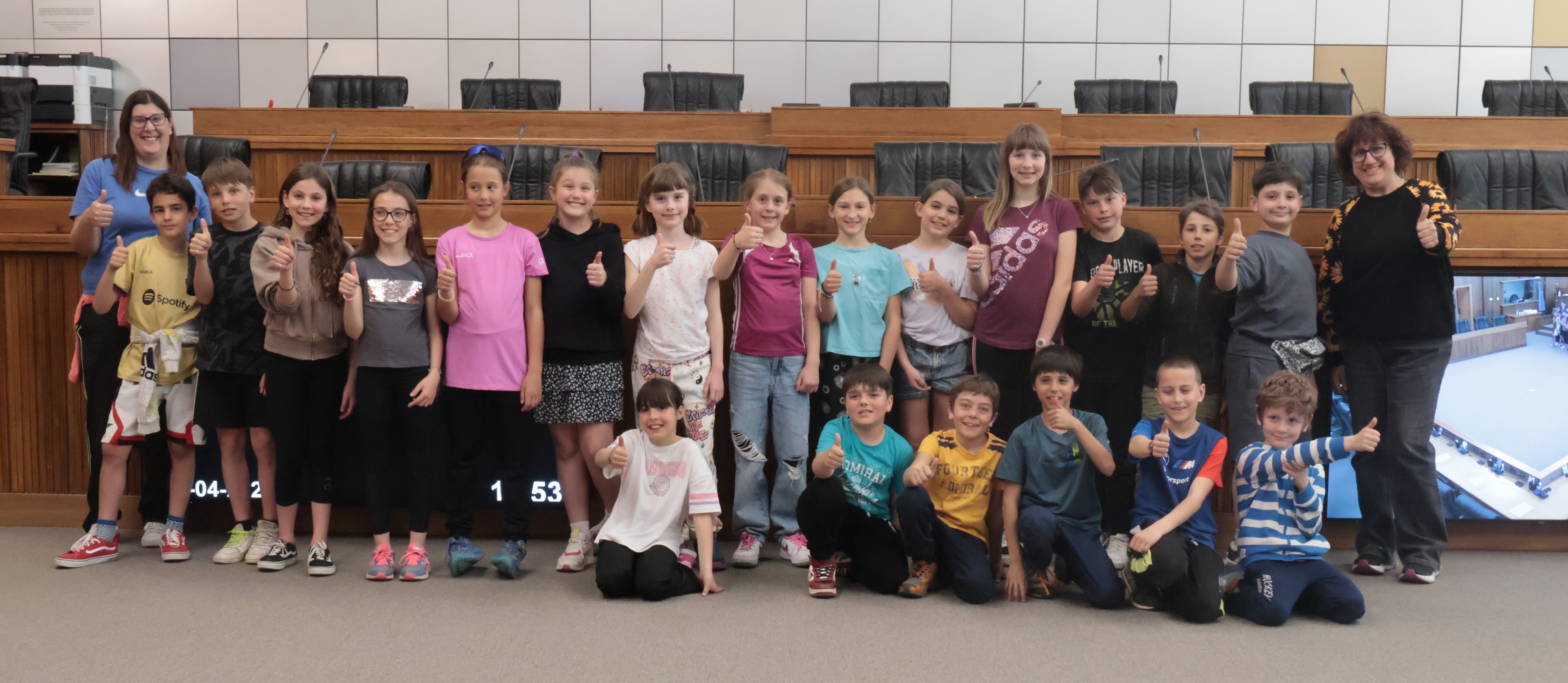 5è classe école primaire de Gignod