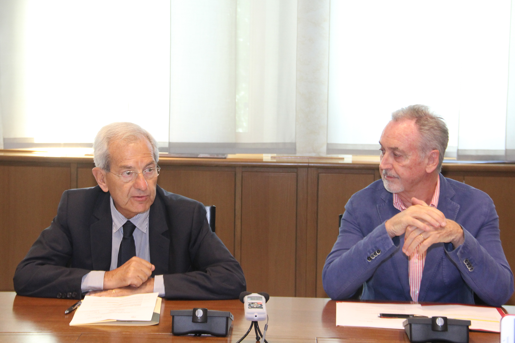 Luciano Violante e Andrea Rosset