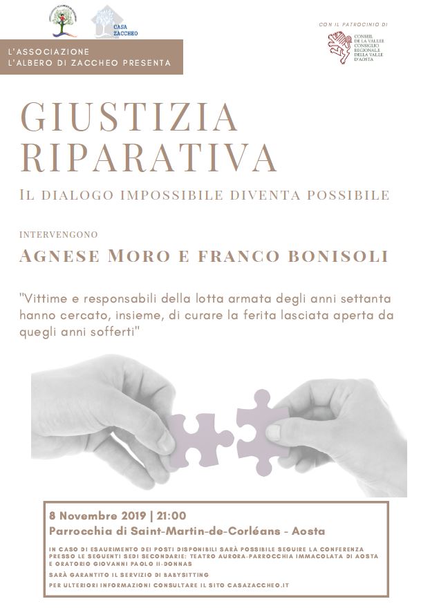 Giustizia riparativa - affiche