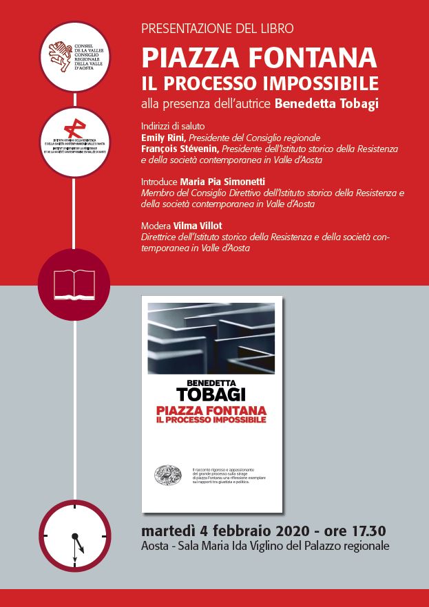 Piazza Fontana 4 février - affiche