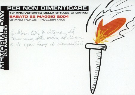  Per non dimenticare XII Anniversario della strage di Capaci - Memorial Day 