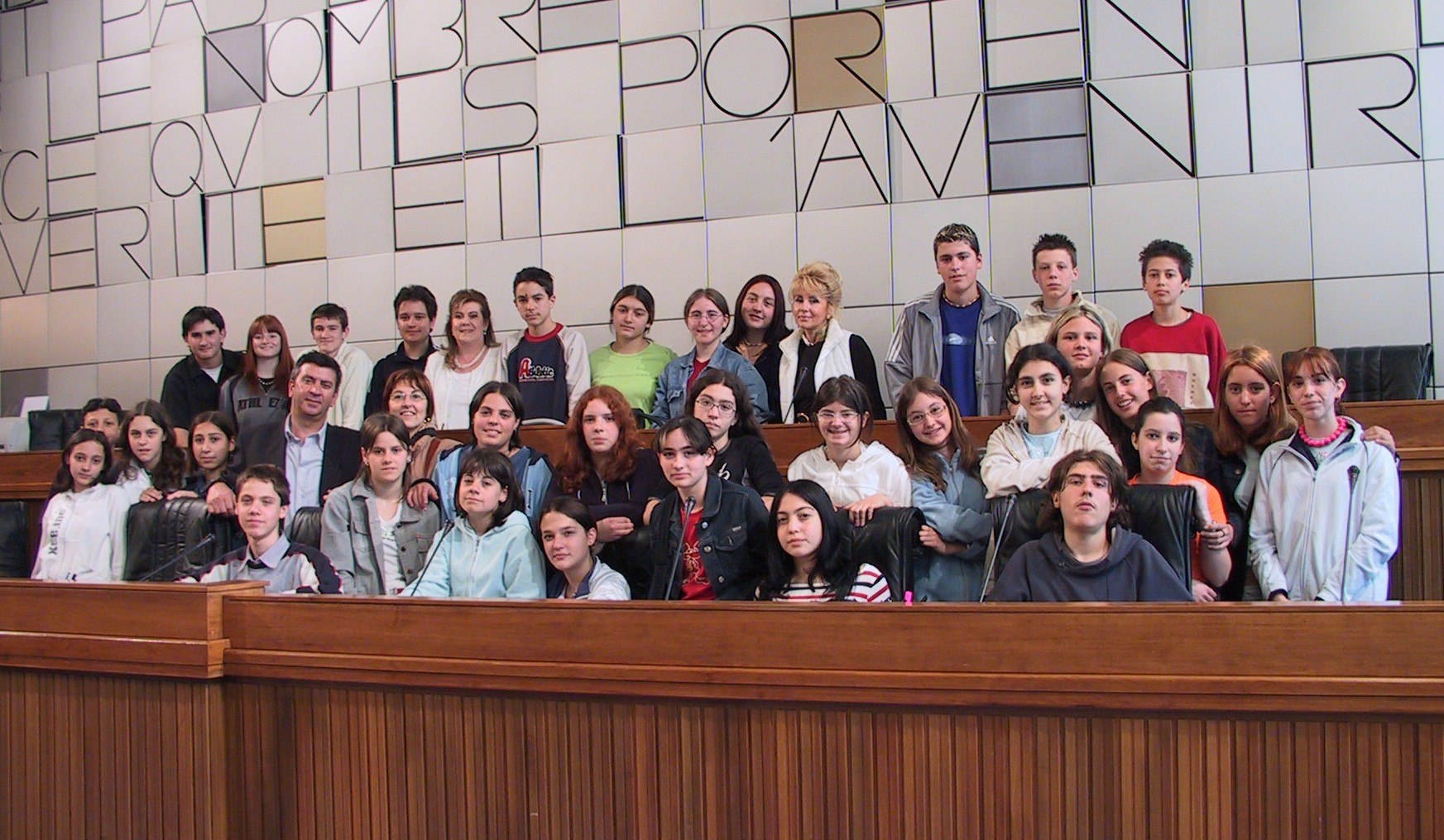 visite des troisième moyenne B et C de l'Institution scolaire Mont Rose de Pont-Saint-Martin