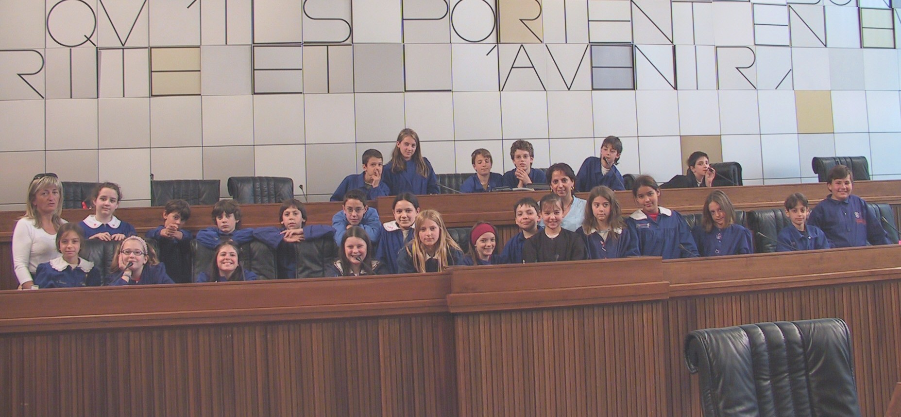 classe de Veme élémentarire sect. A Aoste 1