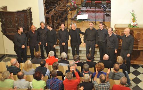L'Ensemble Odhecaton reçoit les applaudissements du public