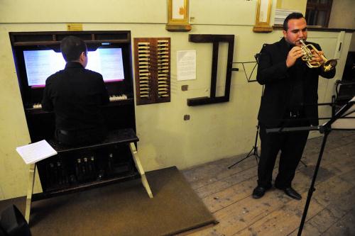 Le concert en re majeur pour trombe et orgue de Georg Philipp Telemann joué par le tromboniste Luigi DUrso et l'organiste Angelo Valenti