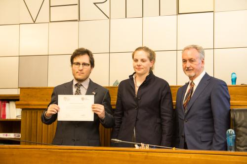 Le Président Andrea Rosset avec les participants