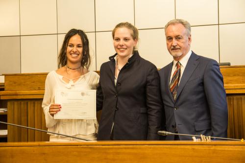 Le Président Andrea Rosset avec les participants
